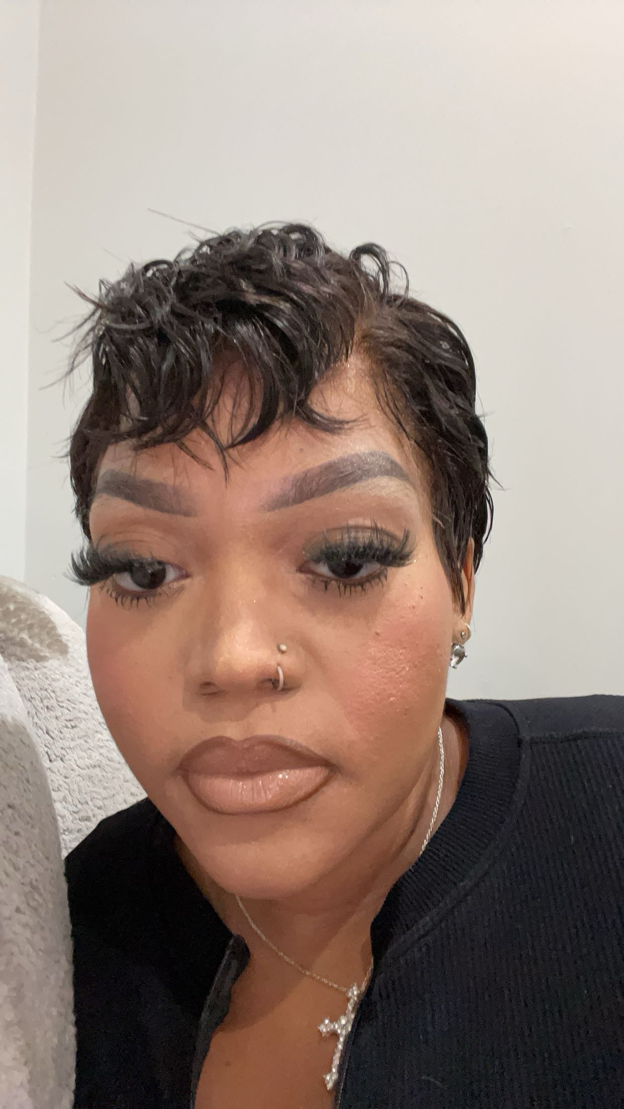 HD full lace pixie wig